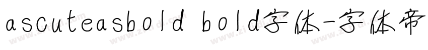 ascuteasbold bold字体字体转换